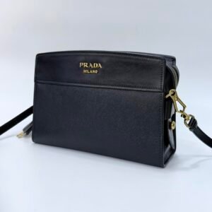 Prada P Saffiano Esplanade Black