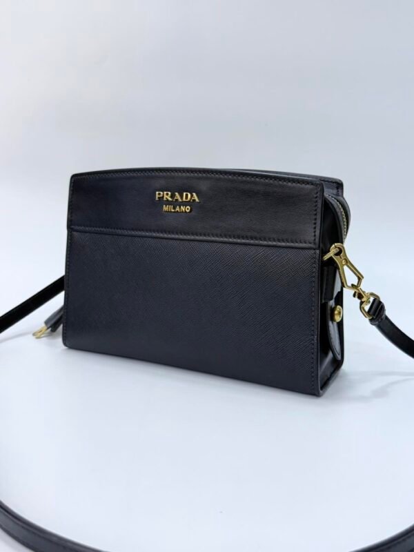 Prada P Saffiano Esplanade Black