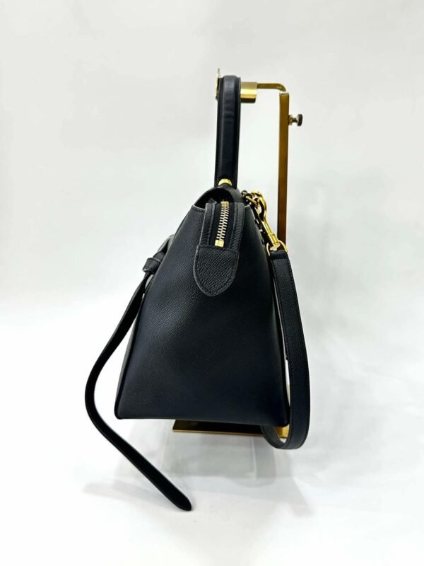 Celine Mini Belt Bag Handbag Sling Bag Black Gold