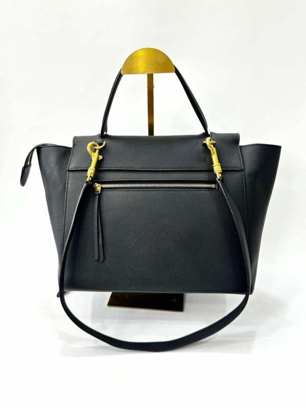 Celine Mini Belt Bag Handbag Sling Bag Black Gold