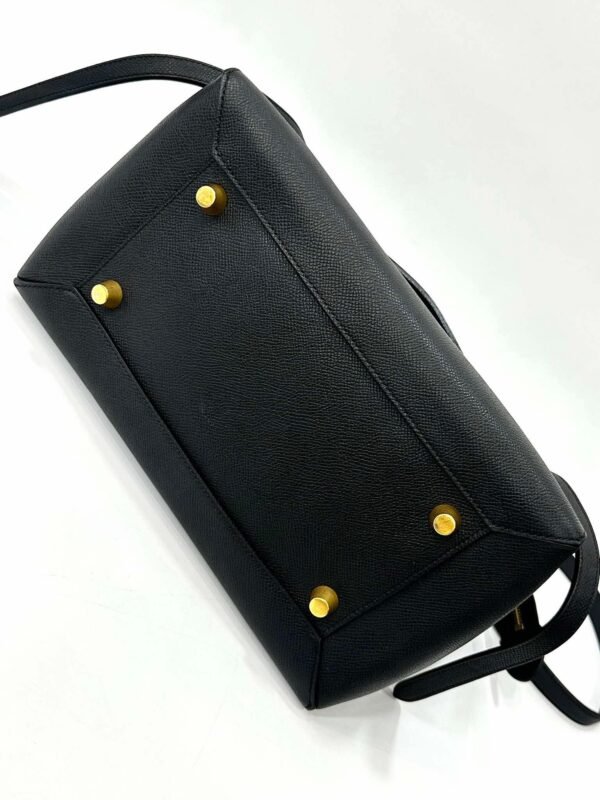 Celine Mini Belt Bag Handbag Sling Bag Black Gold