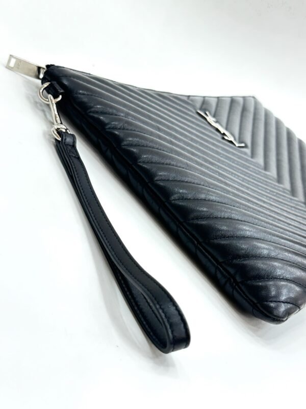 Saint Laurent Monogram Wristlet Clutch Large - Image 9