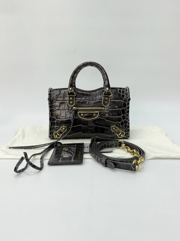 Balenciaga City Nano Croc - Image 25
