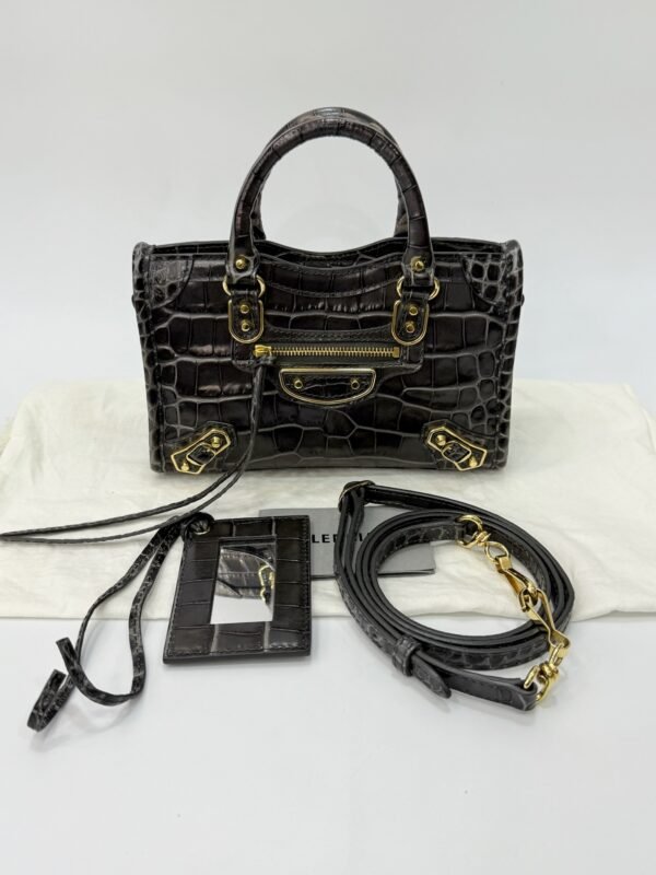 Balenciaga City Nano Croc - Image 26