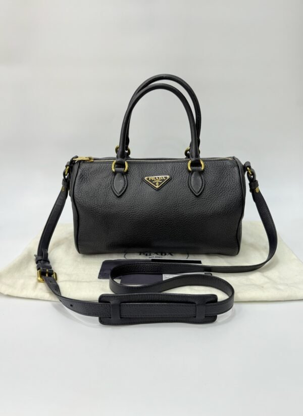 Prada 1BB797 Vitello Phenix Boston - Image 8