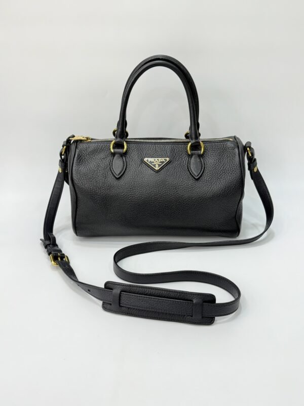 Prada 1BB797 Vitello Phenix Boston