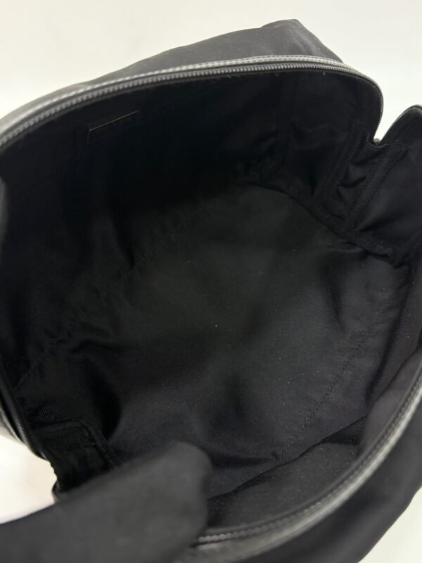 Prada Nylon Travel Pouch Pouch Nero (Black) Silver 258