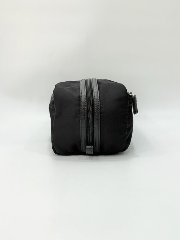 Prada Nylon Travel Pouch Pouch Nero (Black) Silver 258