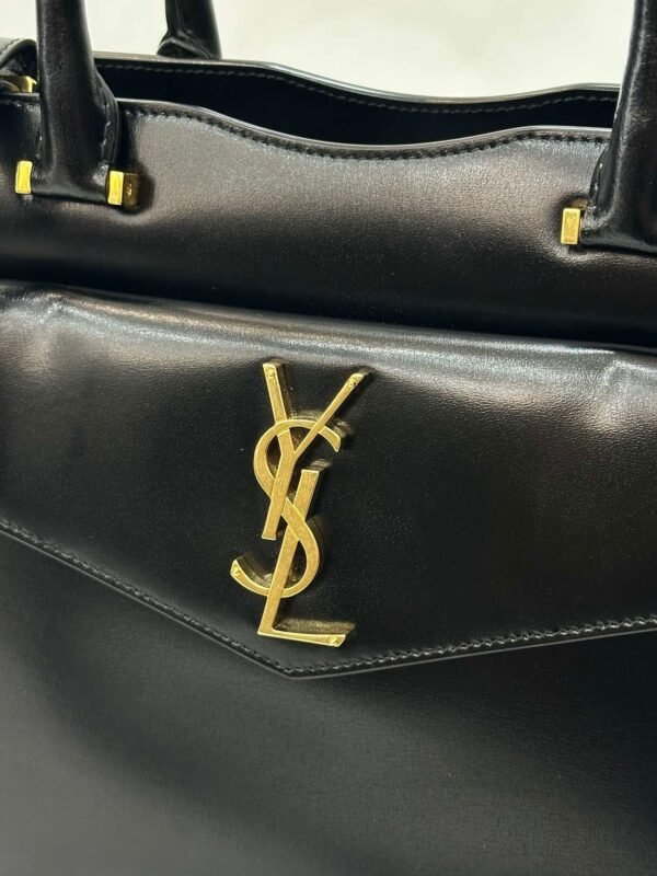 Saint Laurent Uptown Medium Calfskin Two Way - Image 2