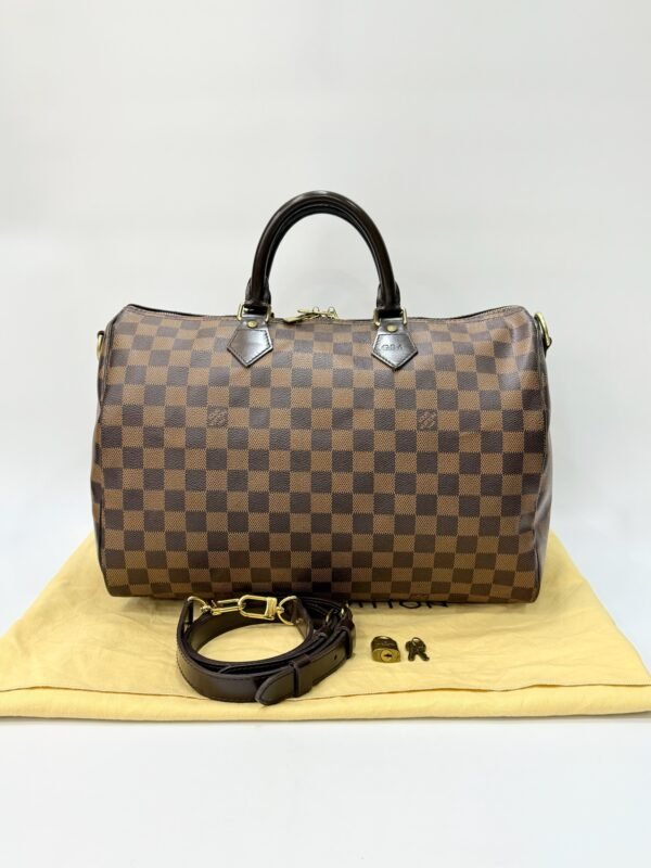 Louis Vuitton Speedy Bandou 35 Damier Ebene - Image 14