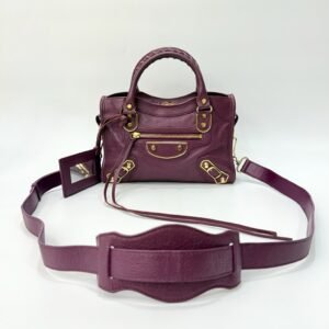 Balenciaga City Mini Metallic Edge