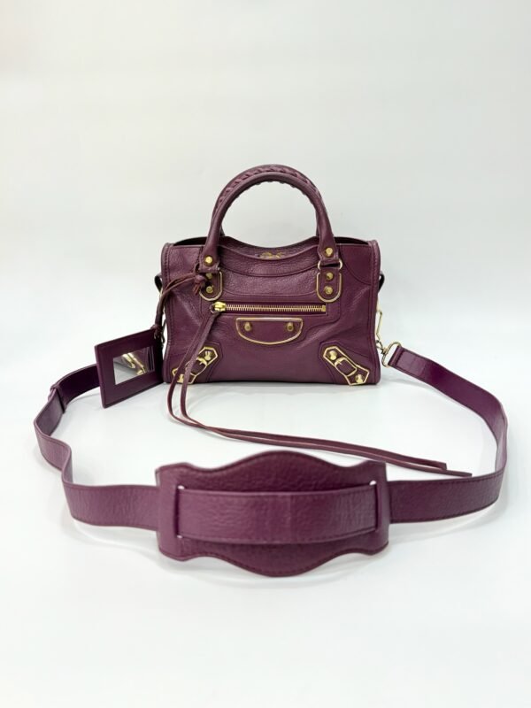 Balenciaga City Mini Metallic Edge