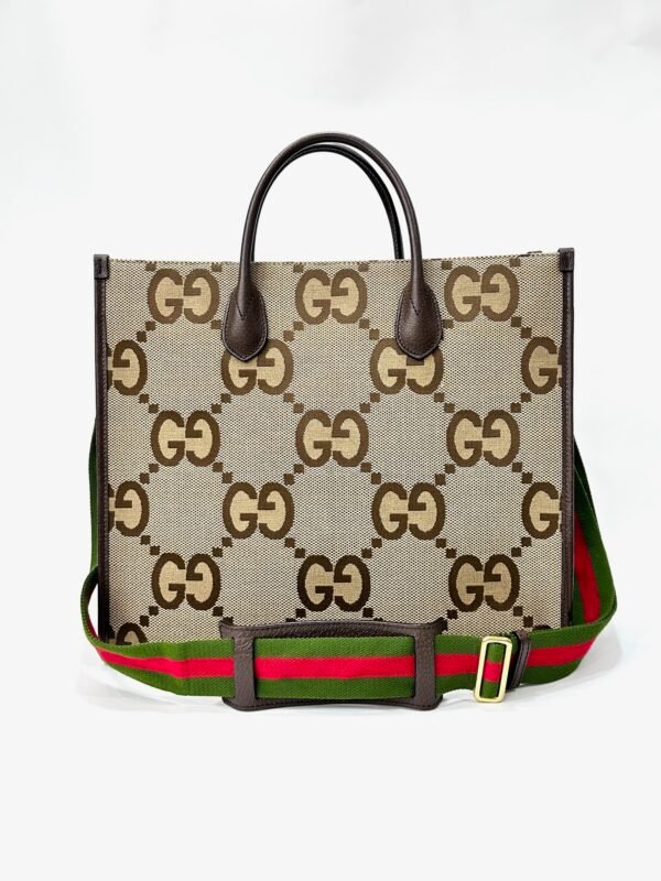 Gucci Jumbo GG Canvass Tote