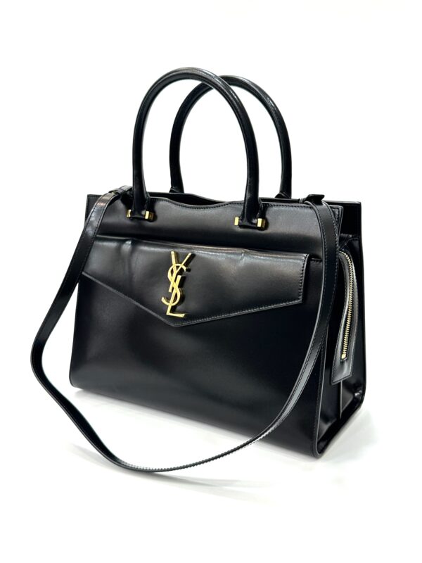 Saint Laurent Uptown Medium Calfskin Two Way - Image 3