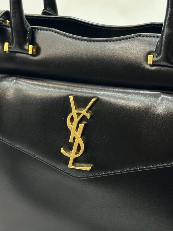 Saint Laurent Uptown Medium Calfskin Two Way - Image 13