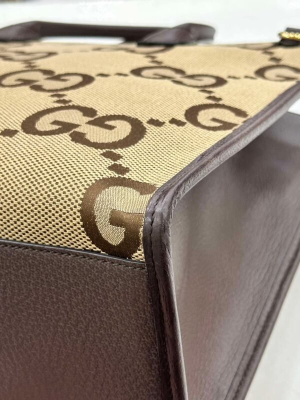 Gucci Jumbo GG Canvass Tote - Image 6
