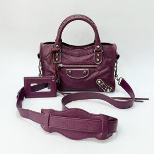 Balenciaga City Mini Metallic Edge