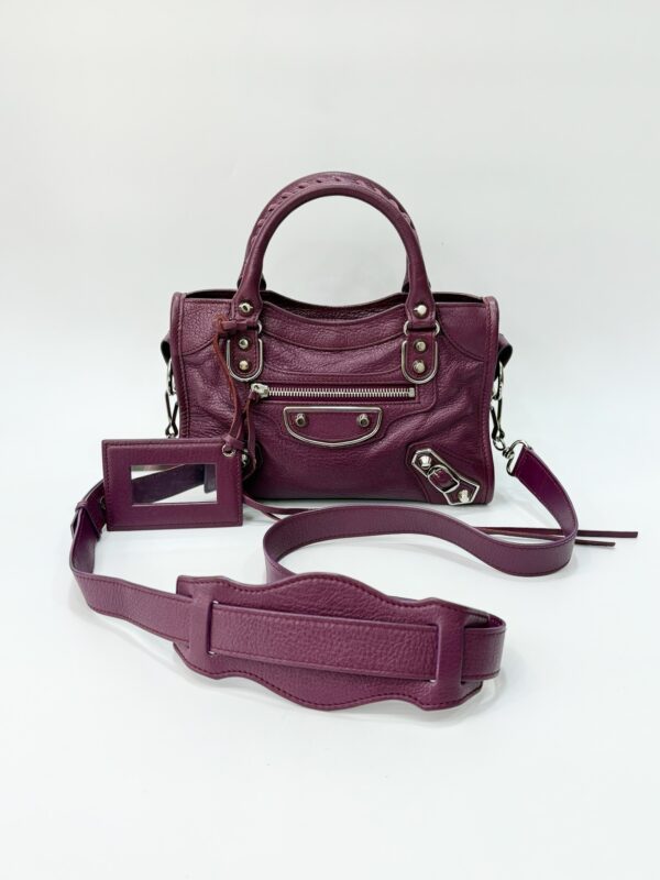 Balenciaga City Mini Metallic Edge