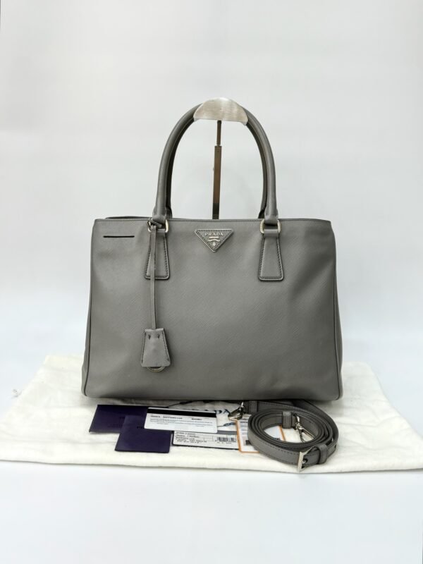 Prada Saffiano Lux Tote - Image 7