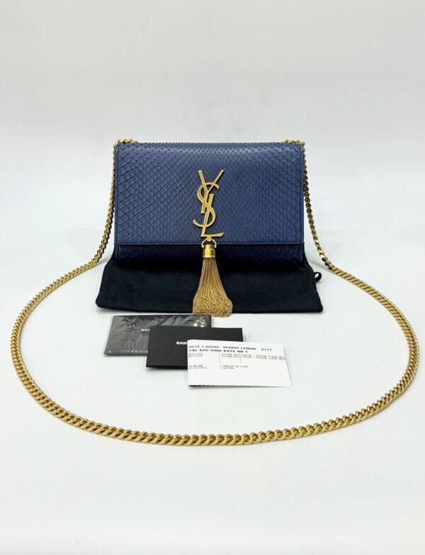 Saint Laurent Kate Small Tassel Phytn - Image 9