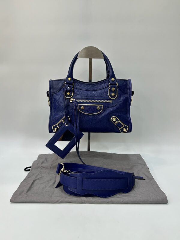 Balenciaga City Mini Metallic Edge - Image 6