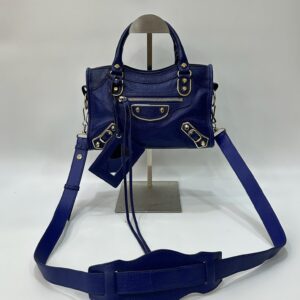 Balenciaga City Mini Metallic Edge