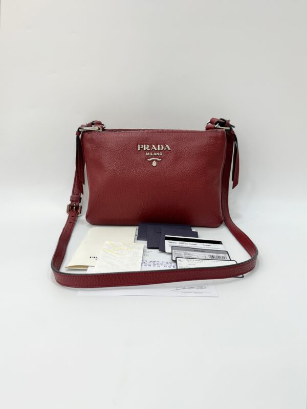 Prada Daino Double Zip - Image 2