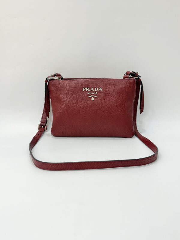 Prada Daino Double Zip - Image 4