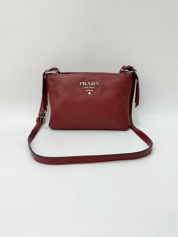 Prada Daino Double Zip