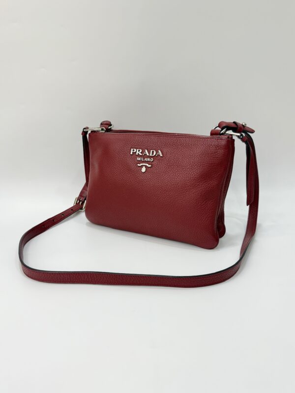 Prada Daino Double Zip - Image 11