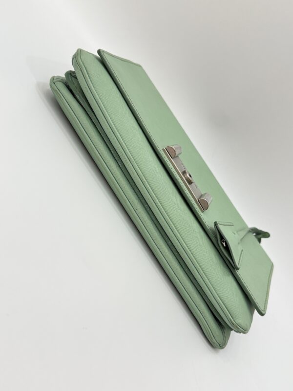 Prada Saffiano Lock Flap Chain - Image 5