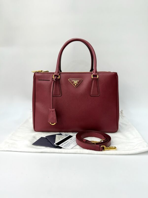 Prada Saffiano Lux Small Two Way - Image 9