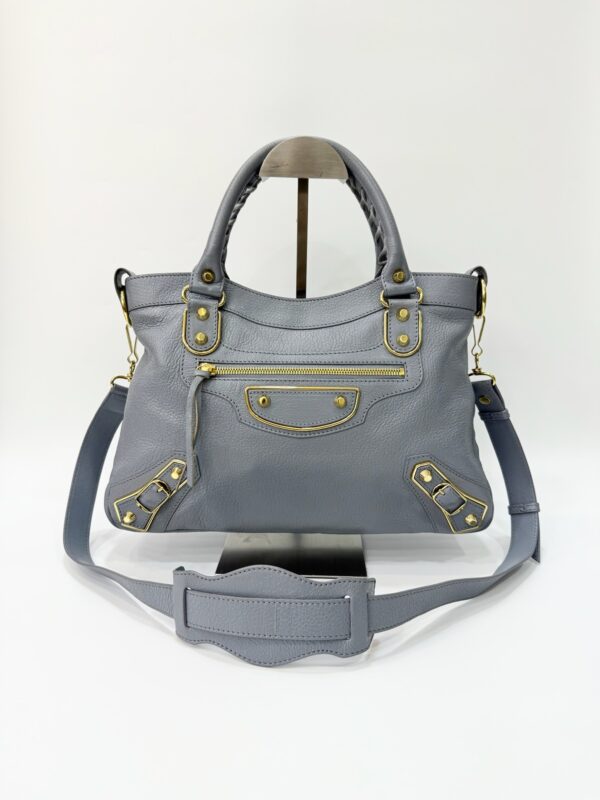Balenciaga Town Metallic Edge