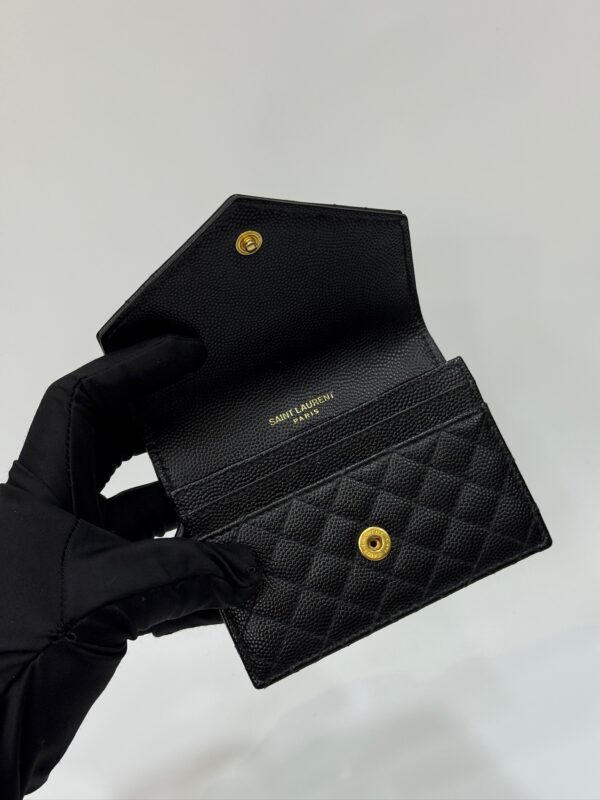Saint Laurent Triquilt Envelope Wallet - Image 9