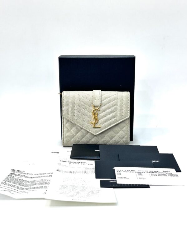Saint Laurent Monogram Envelope Wallet - Image 2